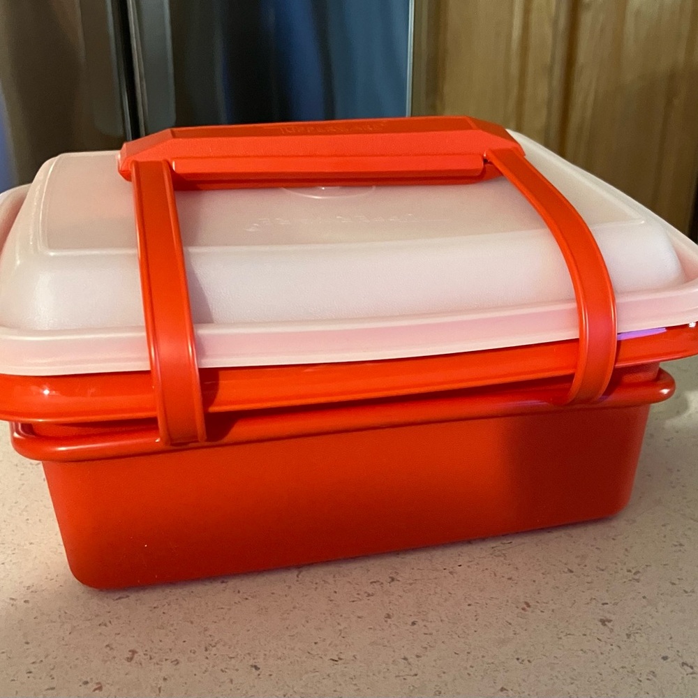 Rubbermaid Red and White Food Storage Carrier